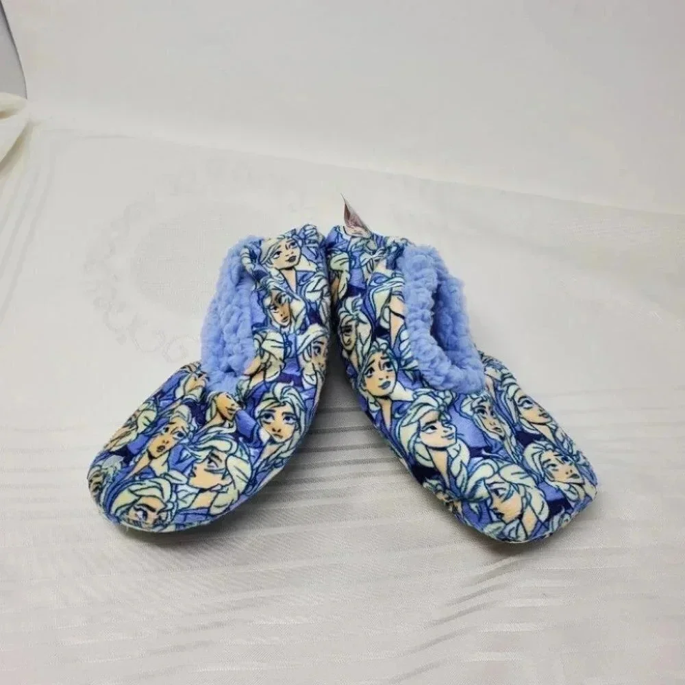 Disney Frozen II fuzzy slippers